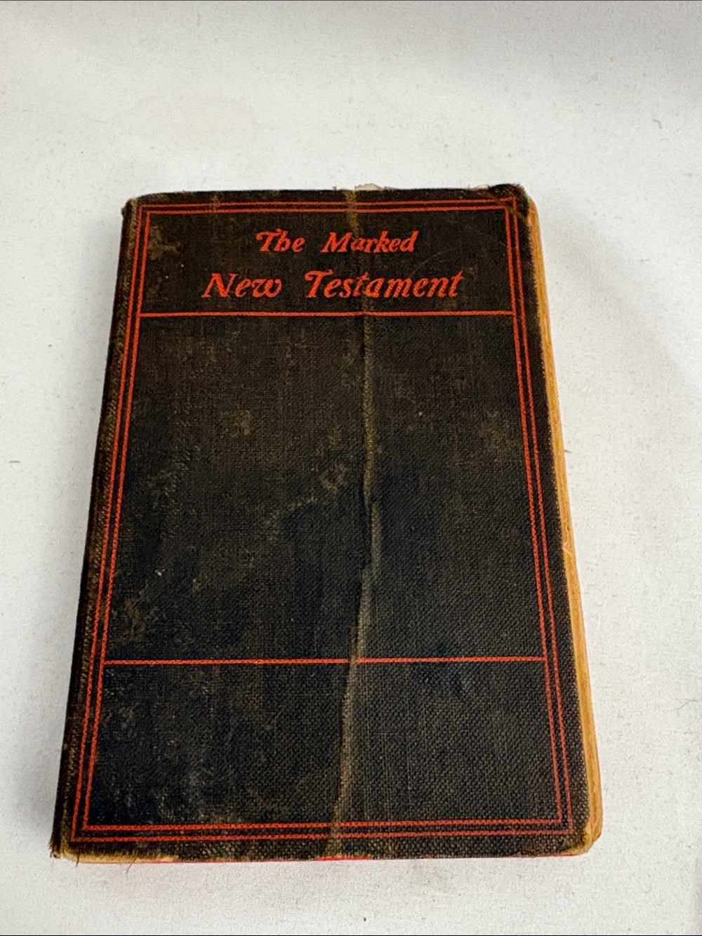 The Marked New Testament 1899 Leather Oxford Size Of Our Lord And Savior Jesus